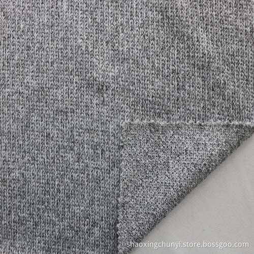 Lembut dan elastis berkualitas tinggi 130GSM 100%Polyester grosir longgar jersey rajutan kain untuk pakaian